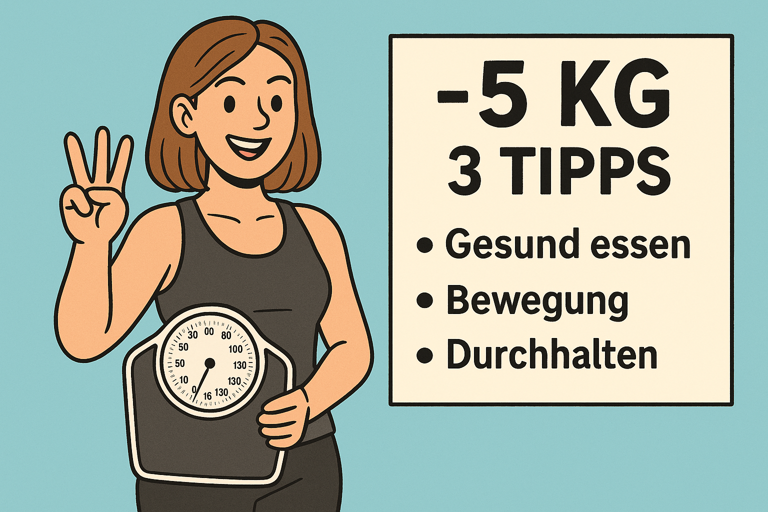 5 kg abnehmen in 2 Wochen