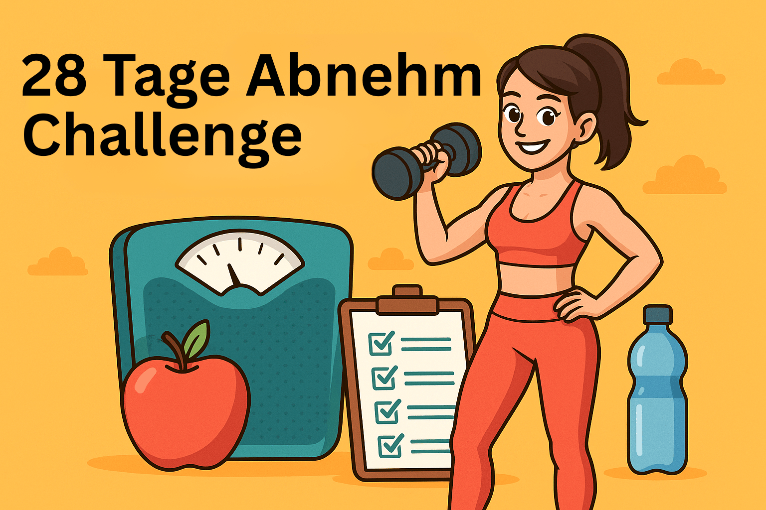 3 bis 5 Kg verlieren mit dieser 28 Tage Abnehm Challenge