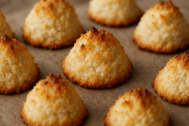 Protein Kokos Makronen ohne Zucker