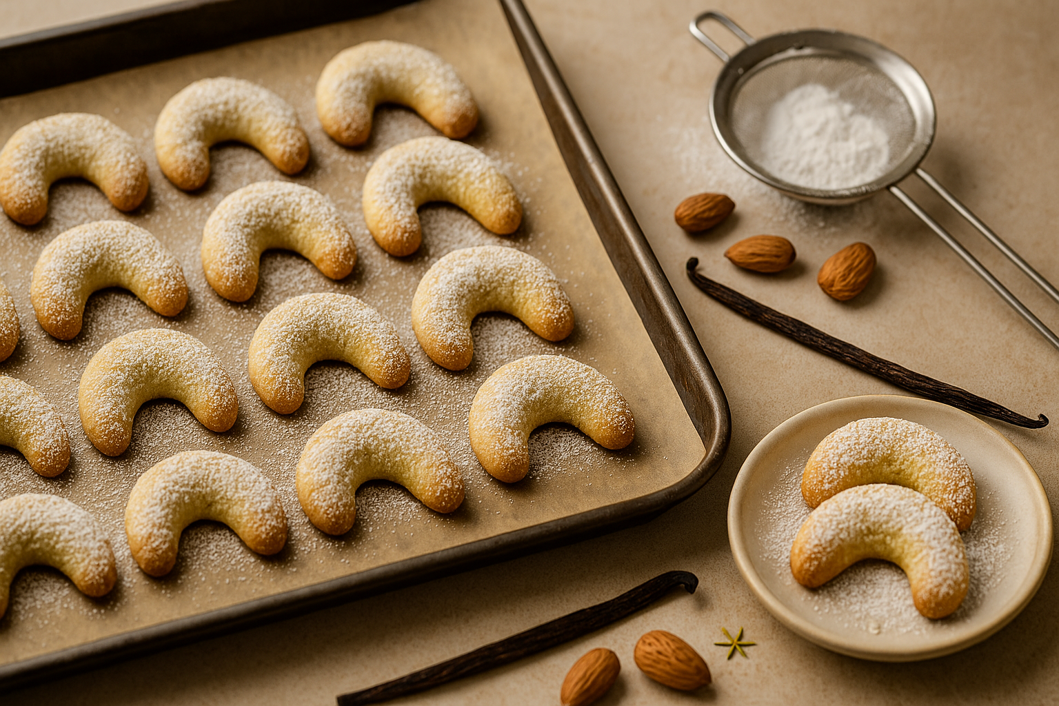 Protein Vanillekipferl ohne Zucker endlich naschen ohne schlechtes Gewissen